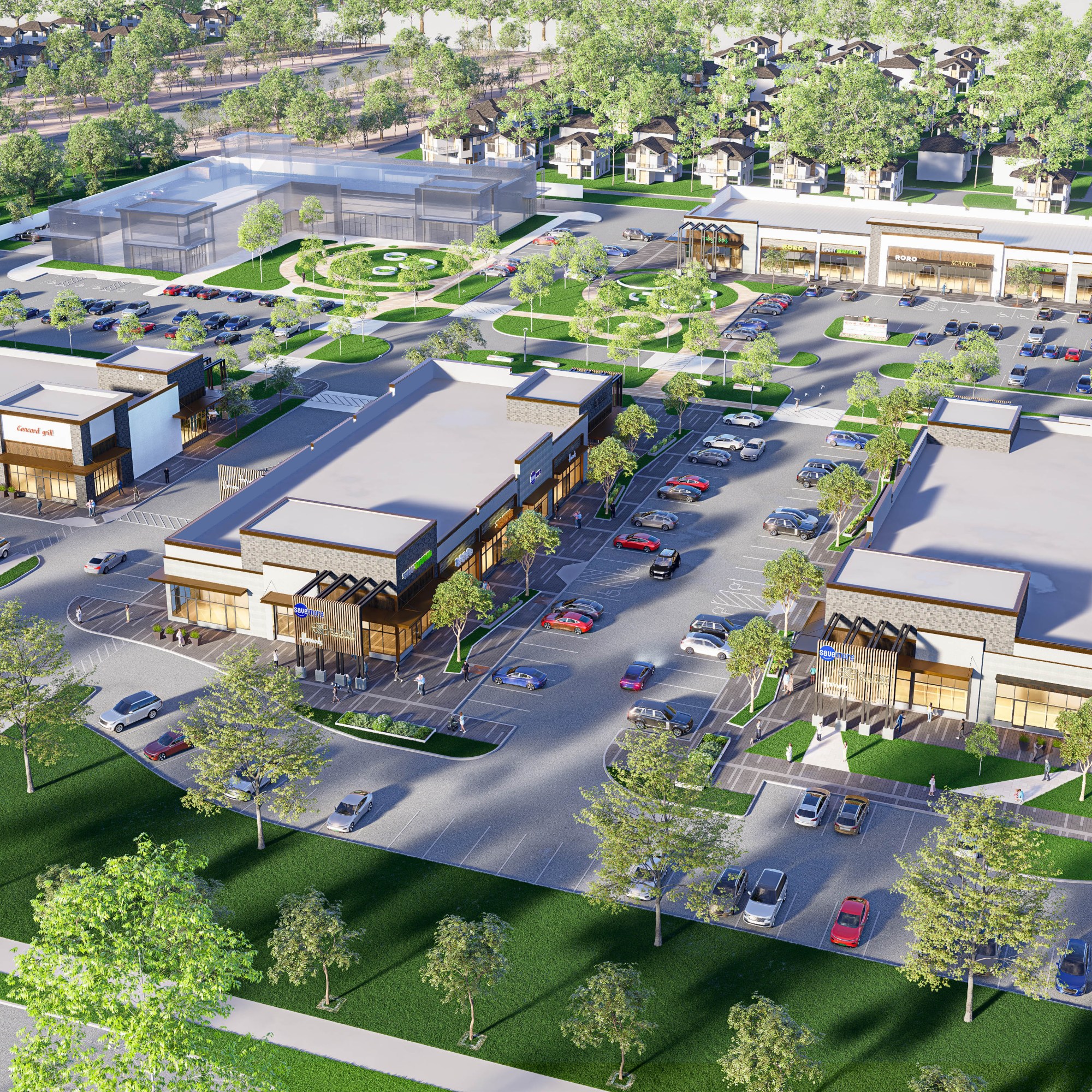 Conceptual Aerial Visualization of Coit+, Missouri